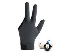 Guantes de piscina de billar - de marca de dedo completo, herramienta de protección de la firma Carom izquierda | Manual de mango de precisión de precisión, mejora de carrera suave, accesorio d