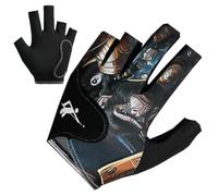 Guantes de piscina para mano izquierda, guantes de billar ajustables, manto de piscina transpirable ajustable para hombre - Accesorios de billar no antideslizantes para tío, vecino