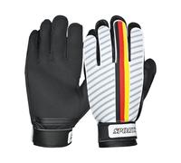 Guantes de portero, 1 par de guantes de portero juvenil, transpirables, acolchados, accesorios deportivos de fútbol para ligas de entrenamiento, clases escolares, torneos