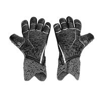 Guantes de portero de agarre fuerte Guantes de portero de fútbol transpirables Guantes de fútbol Niños Juventud Adulto Unisex Hombre Mujer Negro 2x (7 ID: 17,3 mm/0.68 pulgadas, circunferencia: 54.3