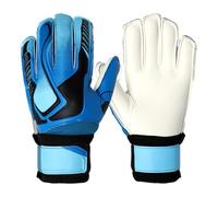 Guantes de portero de fútbol, guantes de látex, guantes especiales para estudiantes de escuela primaria y secundaria de flexibilidad con fina mano de obra para prevenir lesiones de látex y té