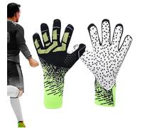 Guantes de portero de fútbol | Guantes de portero para niños | Guantes de portero resistentes al desgaste con soporte de dedos para porteros de fútbol de atletas aficionados y profesionales