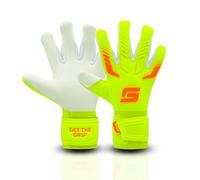 Guantes de portero Gripmode para niños Venom Junior 2.0 - Guantes de portero con gran área de agarre - Guantes de portero de fútbol con látex Griptec de 3 mm para un agarre adicional - Talla 5