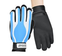 Guantes de portero - Guantes de fútbol con soporte para los dedos, guantes de portero de fútbol, guantes de portero juvenil, equipo de entrenamiento de jugador transpirable para partidos de torneo