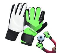 Guantes de portero - Guantes de portero de látex para adultos, antideslizantes, con agarre fuerte, guantes de competición de fútbol para niños, hombres, adultos, atletas, niños
