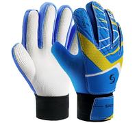 Guantes de portero para niños Sportout, guantes de portero de fútbol con doble protección en la muñeca y material de látex resistente al desgaste y antideslizante para prevenir lesiones