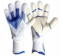 Guantes de Portero Profesionales con tecnología de Agarre en la Palma, selección de 6 tamaños según Medidas de la Mano, Palma de látex con absorción de Impactos para Entrenamiento de fútbol F 8