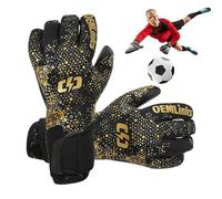Guantes de portero | Reutilizables Elástico De Alto Rendimiento,Guantes De Fútbol Con Protección De Dedos | Para Niños, Chicas, Niños, Adultos, Adolescentes Y Familias
