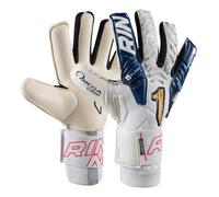 Guantes de portero rinat egotiko vengador alpha blanco/azul 10