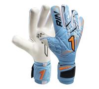 Rinat Guante de Portero Egotiko X Training, Azul/Naranja, Unisex Niños
