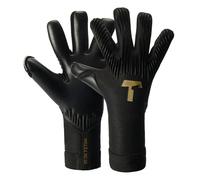 T1TAN Rebel 2.0 Black-out - Guantes de Portero - Guantes de fútbol para porteros - sin protección para los Dedos - Talla 6