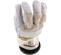 Guantes de Protección Cuero Resistente Repelente de Líquidos Talla 10 [12 Piezas]