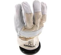 Guantes de Protección Cuero Resistente Repelente de Líquidos Talla 11 [12 Piezas]