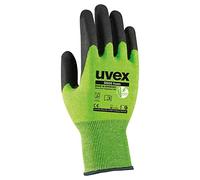 Guantes de protección de espuma Uvex D500 - Guantes de seguridad resistentes a cortes con revestimiento de agarre