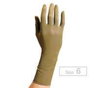 Guantes de protección de látex Talla XS, 2 unidades por paquete