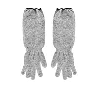 Guantes de protección para corte - fundas protectoras para agricultura, guantes de protección multifuncionales con mangas largas resistentes a los cortes, para jardinería, construcción