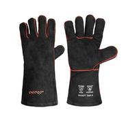 Guantes de protección para soldadores negros