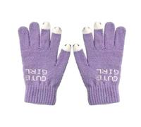 Guantes de punto genéricos - Touchscreen Winter Mittens | Mittens Hand Mittens With Plush Lining Comfort, Cold Weather Handwear, Glove And Mitten, Thermal Finger Gloves For Ice Fishing Hiking Festival