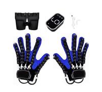 Guantes de Rehabilitación con Terapia de Espejo | Dispositivo Ajustable para Parálisis, Artritis & Post-Ictus | Entrenador Digital LCD 3 Modos (5-30 Minutos)