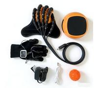 Guantes de Rehabilitación Robóticos para Ictus y Hemiplejía Ejercitador de Dedos y Mano Aparato de Fisioterapia en Casa Equipo Portátil para Recuperación de Movilidad y Entrenamiento(Bien,M)