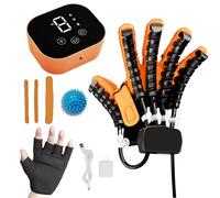 Guantes De Robot De Entrenador De RehabilitacióN Equipo Funcional De RecuperacióN De Trazo De Mano Para ParáLisis De La Mano Espasticidad ParáLisis Cerebral Pacientes(Size:Mano derecha XXL,Color:A)