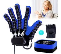 Guantes De Robot De Entrenamiento De Rehabilitación De Dedos De Hemiplejía De Mano Izquierda,Equipo De Rehabilitación De Carrera De Carga Con Guantes De Espejo,XXL