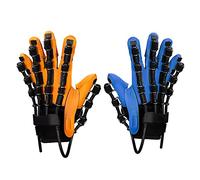 Guantes De Robot De Rehabilitación, Equipo De Entrenamiento De Muñeca De Dedo Con Funciones De Entrenamiento De Un Solo Dedo Y Pantalla Táctil LCD, Para Pacientes Con Disfunción De La Mano,GloveR/M