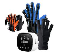 Guantes De Robot De Rehabilitación, Recargable Hemiplejía Guantes Entrenamiento Auxiliar Con Guantes Con Espejo, Ortesis De Dedos Férula De Mano Para Pacientes Con Disfunción De La Mano,L/M