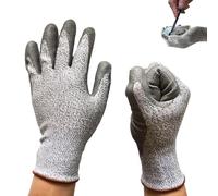Guantes De Seguridad De La Cocina - Guantes De Cocina De 1 Par, Guantes Resistentes Al Calor | Guantes De Carnicero Elásticos Con Protección De Nivel 5, Guantes De Barbacoa Para Cortar, Pelar, Rallar