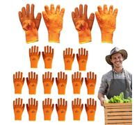 Guantes De Seguridad Para Trabajo - 10 Pares de Mitones de Protección Invernal para Exteriores | Guantes de Seguridad Laboral - Para Bricolaje Renovación Del Hogar Metalistería Carpintería Pintura Jar