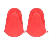 Guantes de Silicona para Horno, Mini, Espesados y Antideslizantes, 2 Piezas, Negro - Protección contra Quemaduras, Fácil de Usar, Ideal para Cocina y Barbacoa (Día)