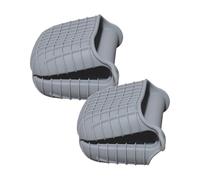 Guantes de silicona para horno, protectores de dedos resistentes al calor de 3.43 pulgadas con agarre antideslizante para cocinar, barbacoa, y hornear, puños extralargos para protección, limpieza