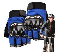 Guantes de silla de ruedas, Bicycles Guantes hombres | de motociclistas de medio dedo antideslizante de concha dura,Absorbente de choque, suministros de ciclismo femenino para jóvenes, viejos