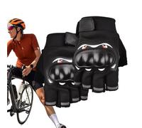 Guantes de silla de ruedas, Bicycles Guantes hombres - Medio dedo Anti-Slip Bicycles con carcasa dura | Suministros de ciclismo para mujeres para entrenamiento, capacitación, actividades al ai