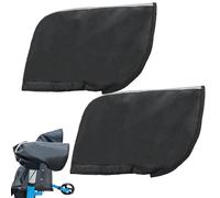 Guantes de silla de ruedas para mujer, impermeables, resistentes al viento, guantes de equitación forrados de terciopelo con tiras reflectantes, para mujeres y hombres, sillas de ruedas, actividades