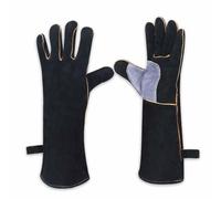 Guantes de soldadura resistentes al calor con costuras de Kevlar para soldar en chimeneas, hornos y parrillas, disponibles en varios colore