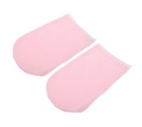 Guantes de Spa Cera de Parafina Rosa, 2 Piezas, Tejido