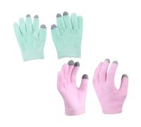 Guantes de Spa Hidratantes de Gel Plume Yarn, 2 Pares para Manos | Absorción Rápida, Protección Duradera, Formato Portátil, Evita Manchas de Loción, Uso Adulto