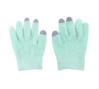 Guantes de Spa Táctiles 1 Par Forro de Gel Plume Yarn Verde | Cuidado Intensivo para Manos y Cutículas, Uso Nocturno o Cera de Parafina, 1 Par