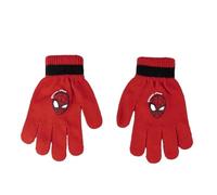 Guantes de Spiderman - Color Rojo y Negro - Talla Única - Elaborados con Acrílico, Poliéster y Elastano - Puño Elástico - Estampado Delantero de Spiderman - Producto Original Diseñado en España