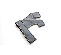 Guantes de tiro con arco de cuero genuino de calidad con lazo para mano izquierda, talla M