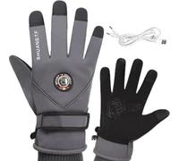 Guantes de trabajo calentados, calentadores de manos USB y pantalla táctil | Guantes deportivos con calefacción y cálidos para exteriores, para hombres y mujeres para actividades invernales al aire