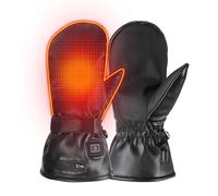 Guantes de trabajo calentados - Guantes térmicos para pantalla táctil, guantes calentados con batería recargable | Guantes de invierno calentados a temperatura ajustable e impermeables, guantes