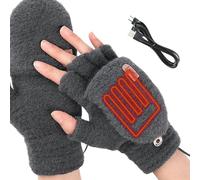 Guantes de trabajo con calefacción genéricos - mitones eléctricos con calefacción USB | Mitones calefactores USB de 5 V para paseo de perros, trabajo al aire libre, repartidores y pesca en hielo