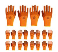 Guantes de Trabajo de Invierno | 10 Pares de Mitones de Protección Invernal para Exteriores | Guantes de Seguridad Laboral - para Bricolaje, Renovación, Metalurgia, Pintura, Jardinería, Automoción y