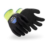 Guantes de trabajo HexArmor con palma de nitrilo resistente a l?quidos y resistentes a cortes | Helix 2073 | Talla extra peque?a