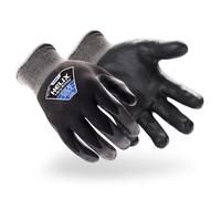 Guantes de trabajo HexArmor con palma de nitrilo tejida, resistentes a cortes y perforaciones | Helix 1091 | Talla extra peque a