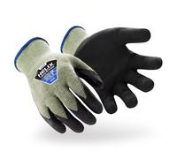 Guantes de trabajo HexArmor con palma de nitrilo tejida, resistentes a cortes y perforaciones | Helix 2080 | Talla extra peque?a