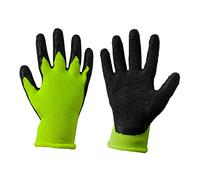 Niños Guantes de trabajo Látex guantes de protección Guantes de jardinería guantes guantes infantil naranja talla 3