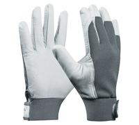 GEBOL Guantes de Trabajo Cómodos, Ajuste universal, Gris, Tamaño 9 (L)